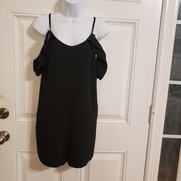 TopShop Sleeveless Black Romper NWOT - Picture 7 of 11